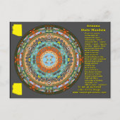 Arizona State Mandala Briefkaart (Voorkant)