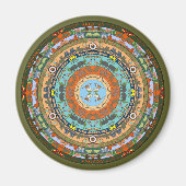 Arizona State Mandala Magnet (Voorkant)