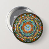 Arizona State Mandala Pin Ronde Button 7,6 Cm (Voorkant /achterkant)