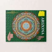 Arizona State Mandala Puzzle Legpuzzel (Horizontaal)