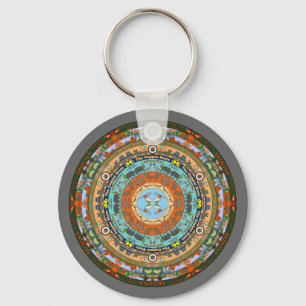 Arizona State Mandala Sleutelhanger