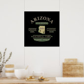 arizona state map poster (Keuken)