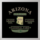 arizona state map poster (Voorkant)