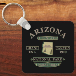 arizona state map sleutelhanger