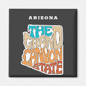 Arizona State Nickname Word Art Magneet (Voorkant)