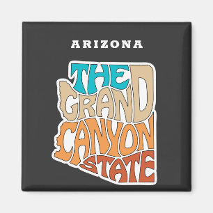 Arizona State Nickname Word Art Magneet