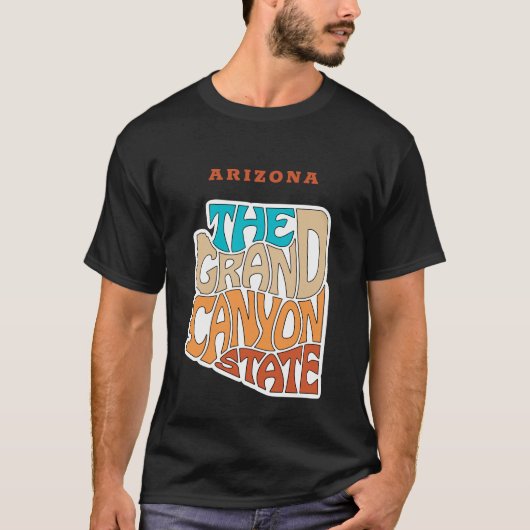 Arizona State Nickname Word Art T-shirt (Voorkant)