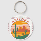 Arizona State Pride Desert Vibes Sleutelhanger (Voorkant)