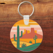 Arizona State Pride Desert Vibes Sleutelhanger (Achterkant)