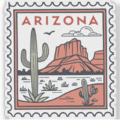Arizona State Pride Desert Vibes Sticker (Voorkant)