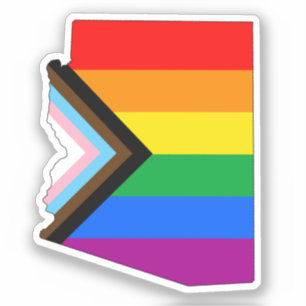 Arizona State Pride LGBTQ Progress Pride Sticker