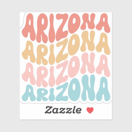 Arizona State Pride Sticker (Vel)