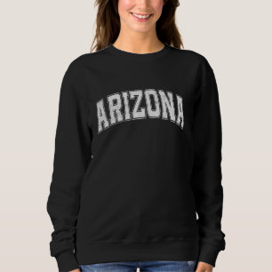 Arizona State Retro Witte Varsity  tekst Trui