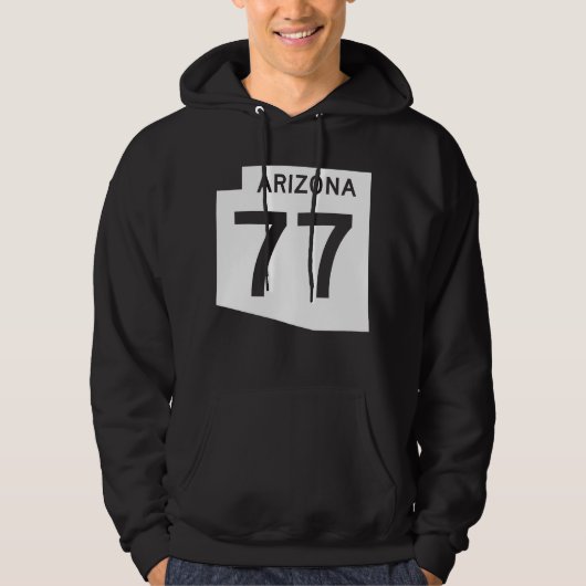 Arizona State Route 77 Hoodie (Voorkant)