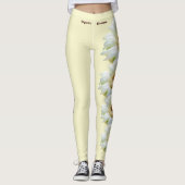 Arizona State Saguaro Blossom Flower Leggings (Voorkant)