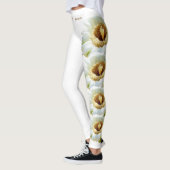 Arizona State Saguaro Blossom Flower Leggings (Links)