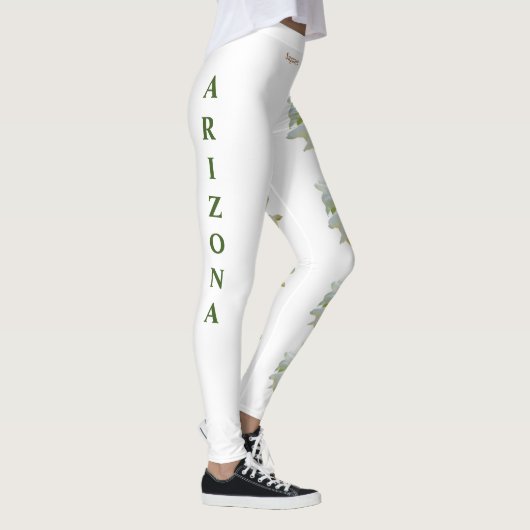 Arizona State Saguaro Blossom Flower Leggings (Rechts)