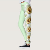 Arizona State Saguaro Blossom Flower Leggings (Links)