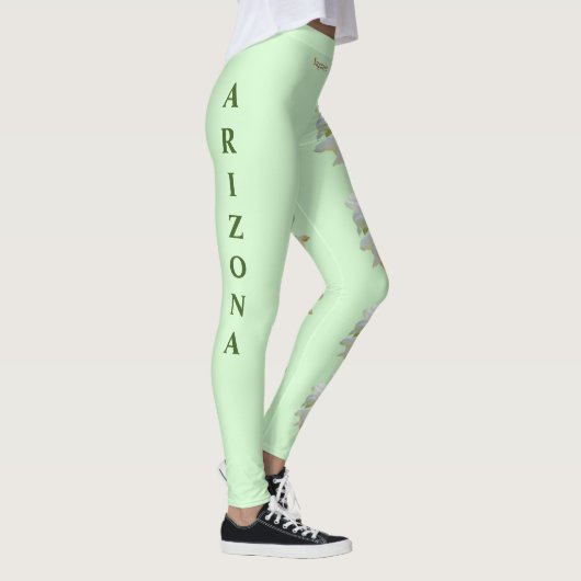Arizona State Saguaro Blossom Flower Leggings (Rechts)
