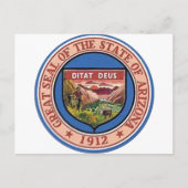 Arizona State Seal Briefkaart (Voorkant)