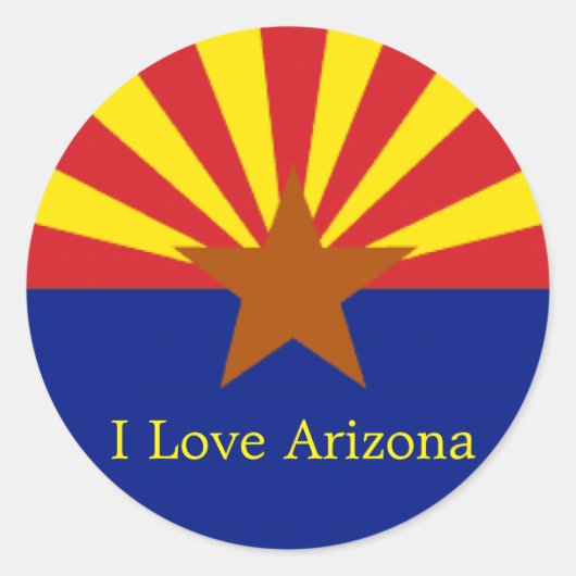 Arizona State Sticker (Voorkant)