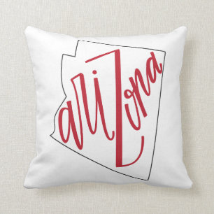 Arizona   State Typografie Design Kussen