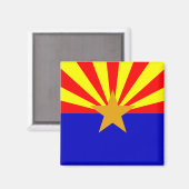 Arizona State Vlag Magnet (Voorkant / Achterkant)