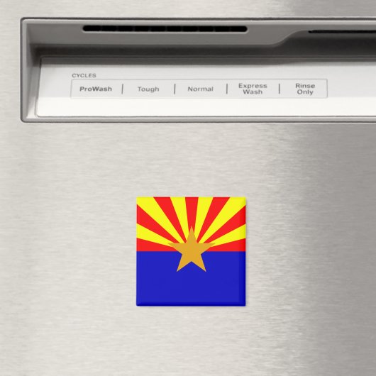 Arizona State Vlag Magnet (Insitu (Vaatwasser))
