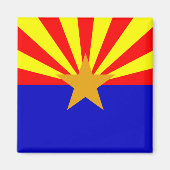 Arizona State Vlag Magnet (Voorkant)