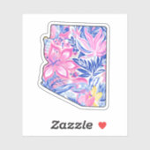 Arizona Summer Sticker - 3" x 3" - Lilly geïnspire (Vel)