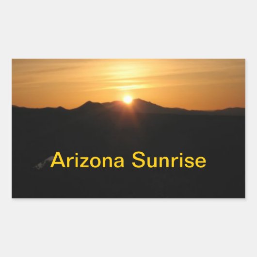 Arizona Sunrise sticker (Voorkant)