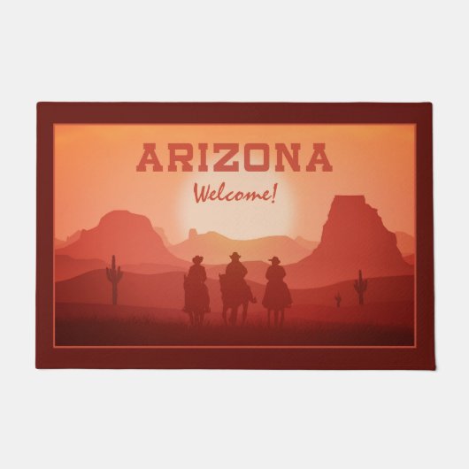 Arizona Sunset aangepaste deurmatten (Voorkant)