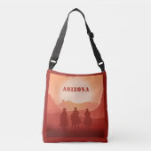 Arizona Sunset aangepaste tekstzakken Crossbody Tas (Voorkant)