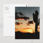 Arizona Sunset Afbeelding Briefkaart (Voorkant / Achterkant)