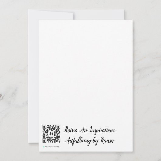 Arizona Sunset Bedankkaart (Achterkant)