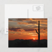 Arizona Sunset—Breathaming Briefkaart (Voorkant / Achterkant)