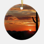 Arizona Sunset-Breathaming Keramisch Ornament (Voorkant)