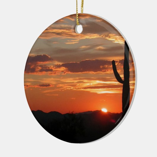 Arizona Sunset-Breathaming Keramisch Ornament (Links)