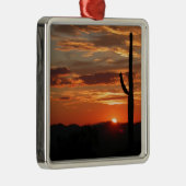 Arizona Sunset-Breathaming Metalen Ornament (Rechts)