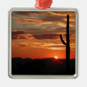 Arizona Sunset-Breathaming Metalen Ornament (Voorkant)