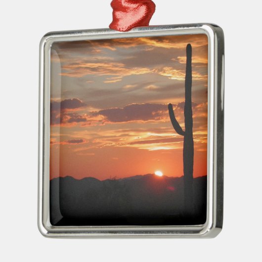 Arizona Sunset-Breathaming Metalen Ornament (Links)