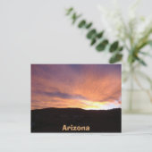 Arizona Sunset Briefkaart (Staand voorkant)