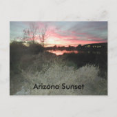 Arizona Sunset Briefkaart (Voorkant)