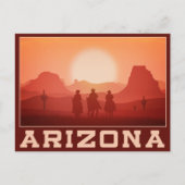 Arizona Sunset briefkaart (Voorkant)