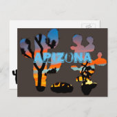 Arizona Sunset Briefkaart (Voorkant / Achterkant)