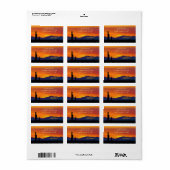 Arizona Sunset / Bright Oranje / Saguaro Cactus Etiket (Full Sheet)