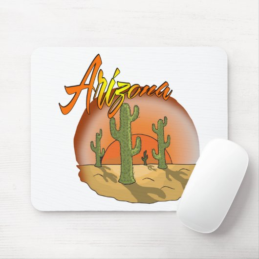 ARIZONA Sunset Cactus Muismat (Met muis)