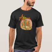 ARIZONA Sunset Cactus T-shirt (Voorkant)