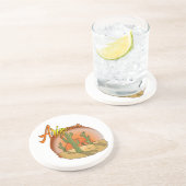 Arizona Sunset Cactus Zandsteen Onderzetter (Zijkant)