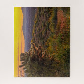 Arizona Sunset Cholla Cactus Lost Dutchman Park Legpuzzel (Verticaal)